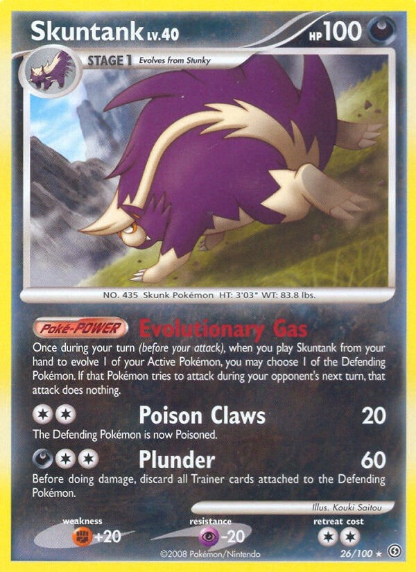Image for Skuntank (26/100) [Stormfront] - Pokemon