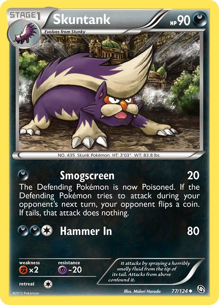 Image for Skuntank (77/124) [Dragons Exalted] - Pokemon