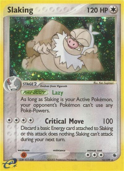 Image for Slaking (12/109) [Ruby and Sapphire] - Pokemon