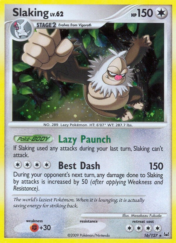 Image for Slaking (16/127) [Platinum] - Pokemon