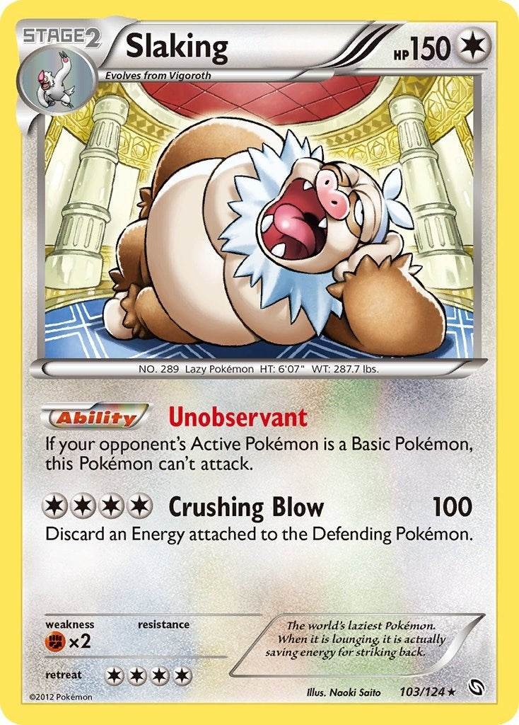 Image for Slaking (103/124) [Dragons Exalted] - Pokemon