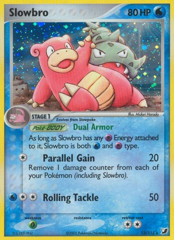Image for Slowbro (13/115) [Unseen Forces] - Pokemon