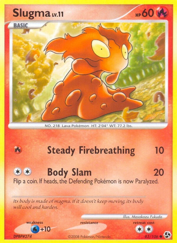 Image for Slugma (83/106) [Great Encounters] - Pokemon