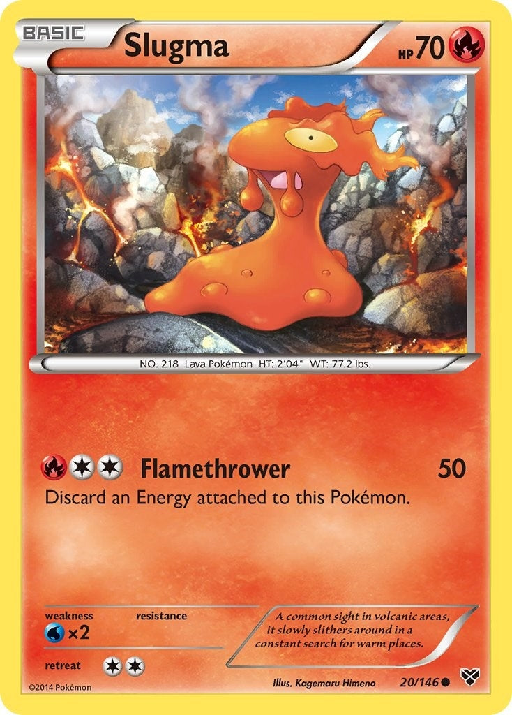 Image for Slugma (20/146) [XY Base Set] - Pokemon
