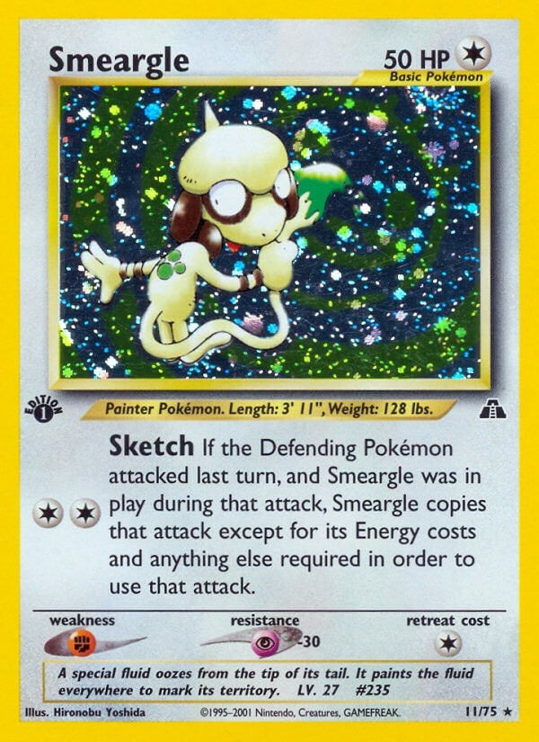 Image for Smeargle (11) (11/75) [Neo Discovery] - Pokemon