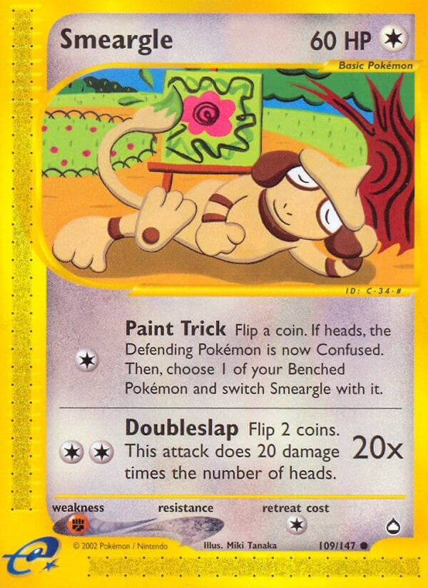 Image for Smeargle (109/147) [Aquapolis] - Pokemon