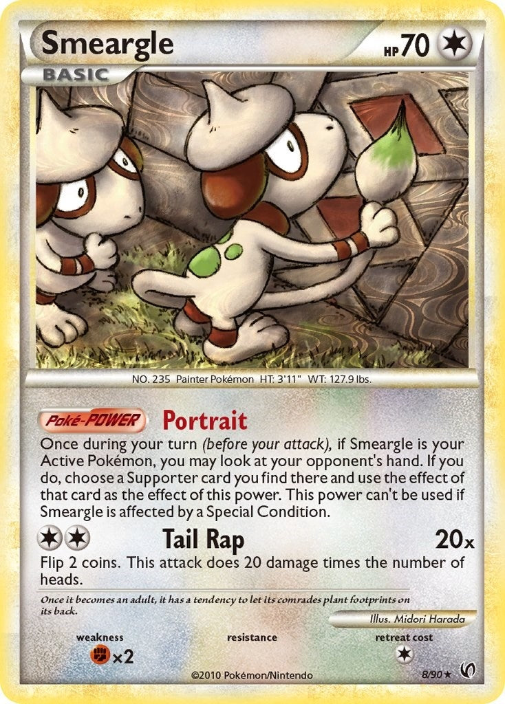 Image for Smeargle (8/90) [Undaunted] - Pokemon