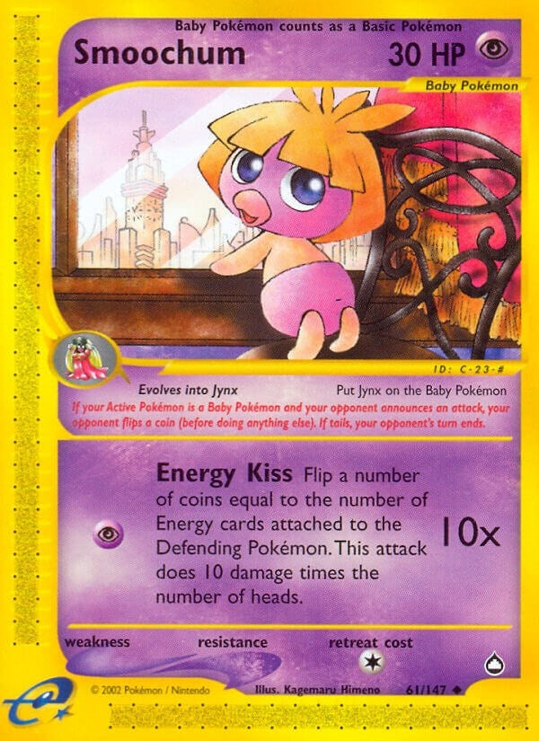 Image for Smoochum (061/147) [Aquapolis] - Pokemon