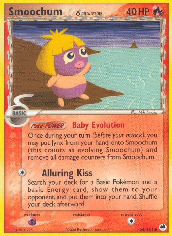 Image for Smoochum (Delta Species) (64/101) [Dragon Frontiers] - Pokemon