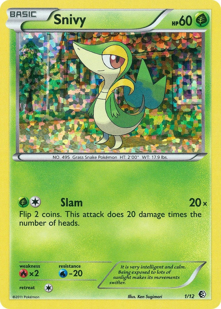 Image for Snivy (001/012) [McDonald's Promos 2011] - Pokemon