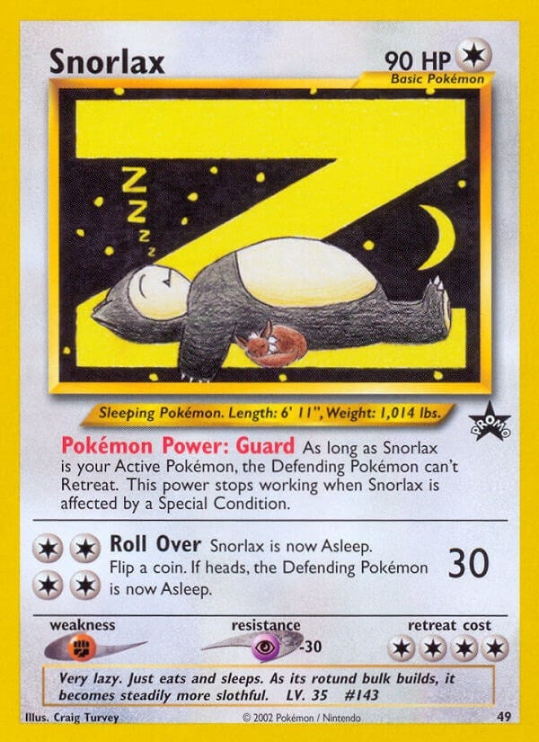 Image for Snorlax (49/53) [WoTC Promo] - Pokemon
