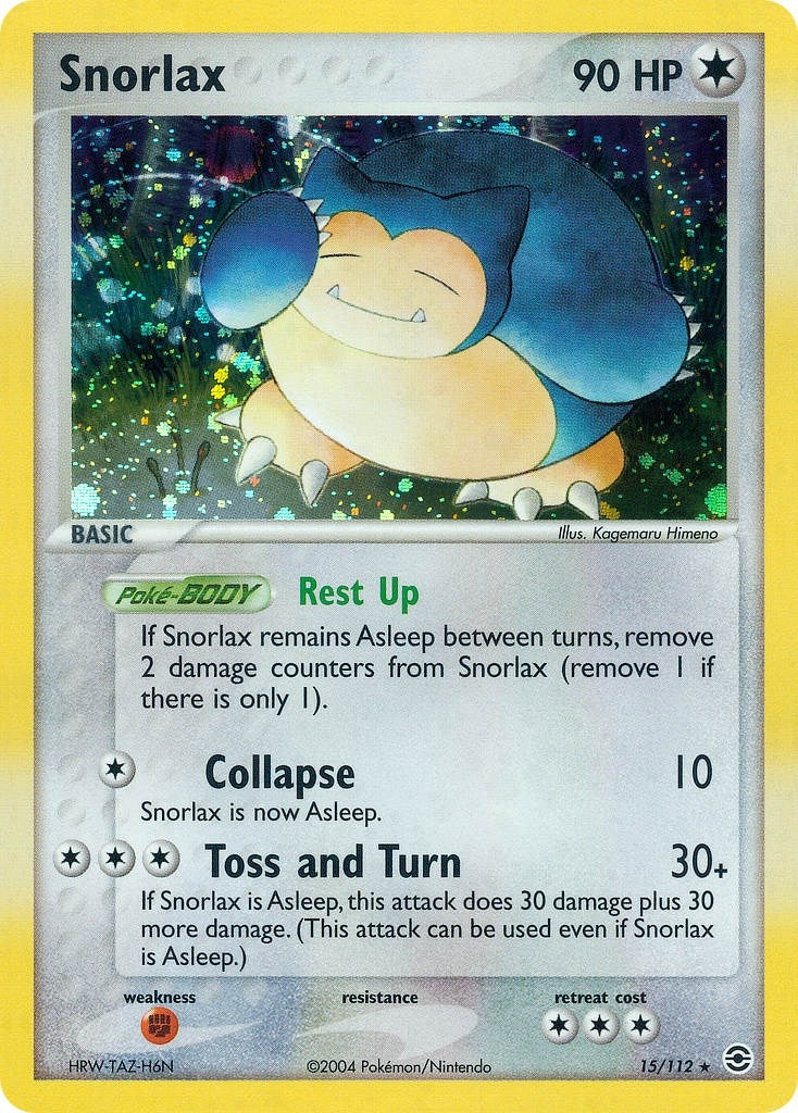 Image for Snorlax (15/112) [FireRed & LeafGreen] - Pokemon