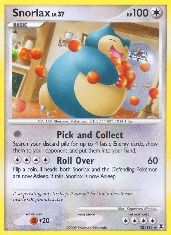 Image for Snorlax (33) (33/111) [Rising Rivals] - Pokemon