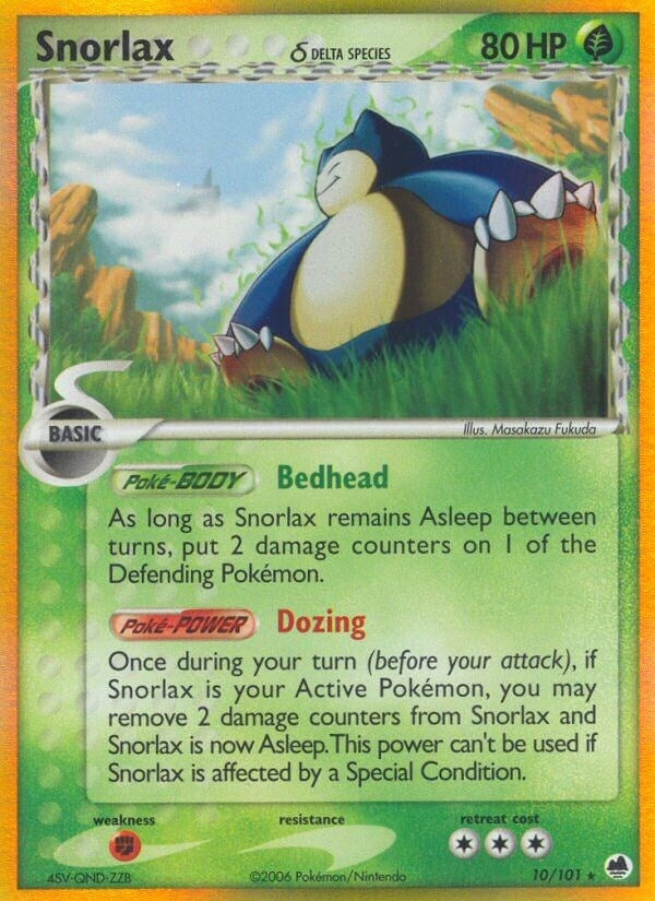 Image for Snorlax (Delta Species) (10/101) [Dragon Frontiers] - Pokemon