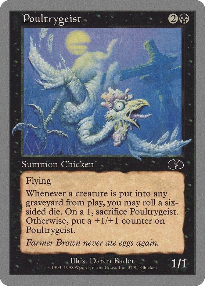 Image for Poultrygeist (37) [Unglued] - Magic: The Gathering