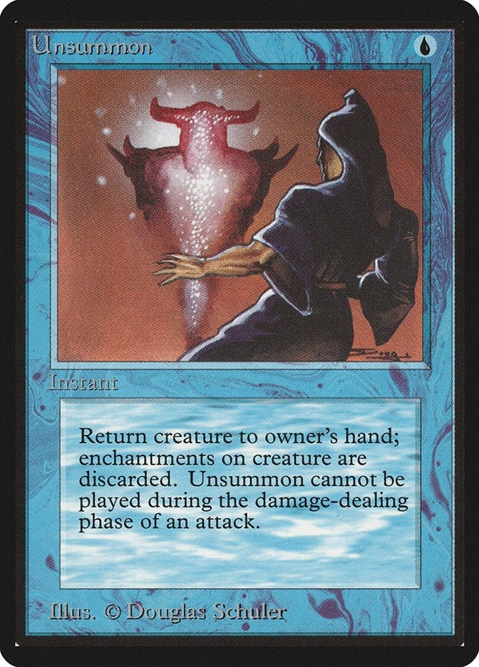 Image for Unsummon [Beta Edition] - Magic: The Gathering