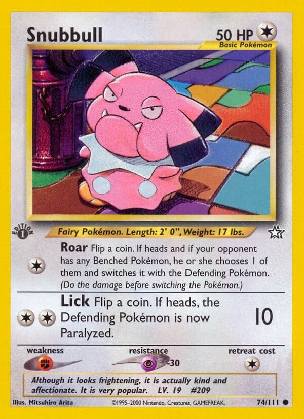Image for Snubbull (074/111) [Neo Genesis] - Pokemon