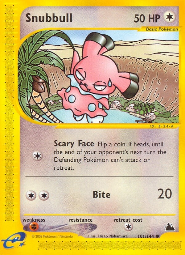Image for Snubbull (101/144) [Skyridge] - Pokemon