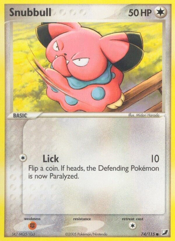 Image for Snubbull (74/115) [Unseen Forces] - Pokemon