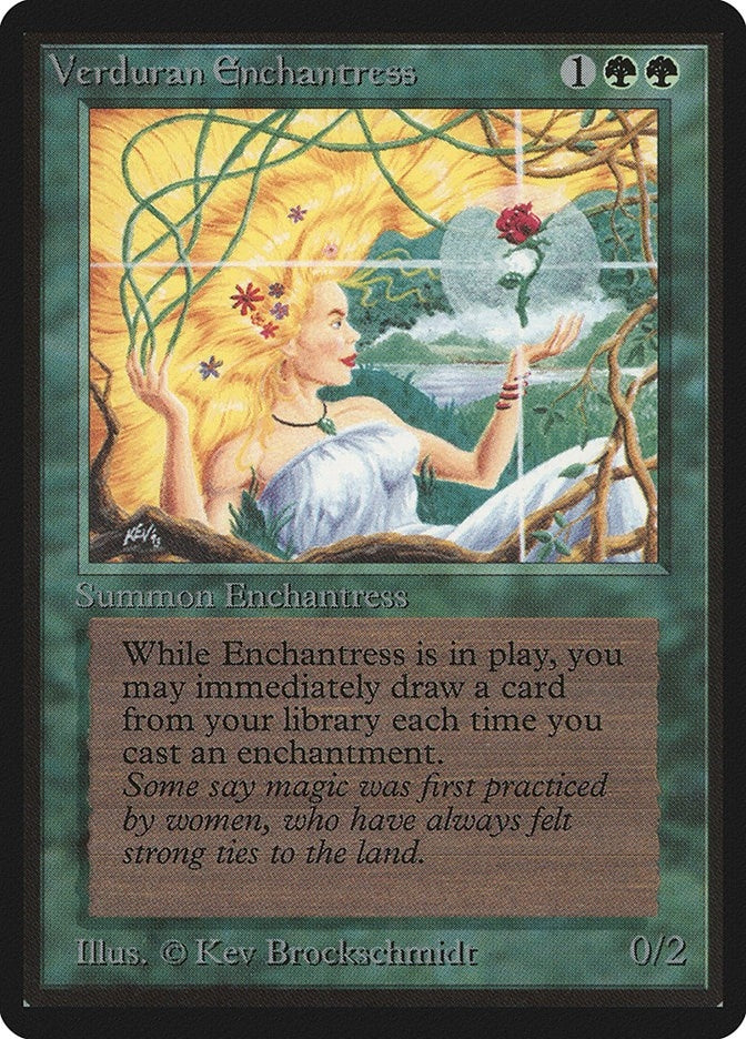 Image for Verduran Enchantress [Beta Edition] - Magic: The Gathering