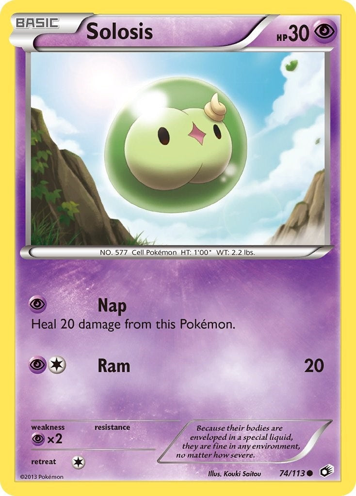 Image for Solosis (74) (74/113) [Legendary Treasures] - Pokemon