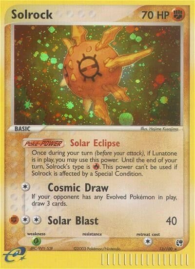 Image for Solrock (13/100) [Sandstorm] - Pokemon