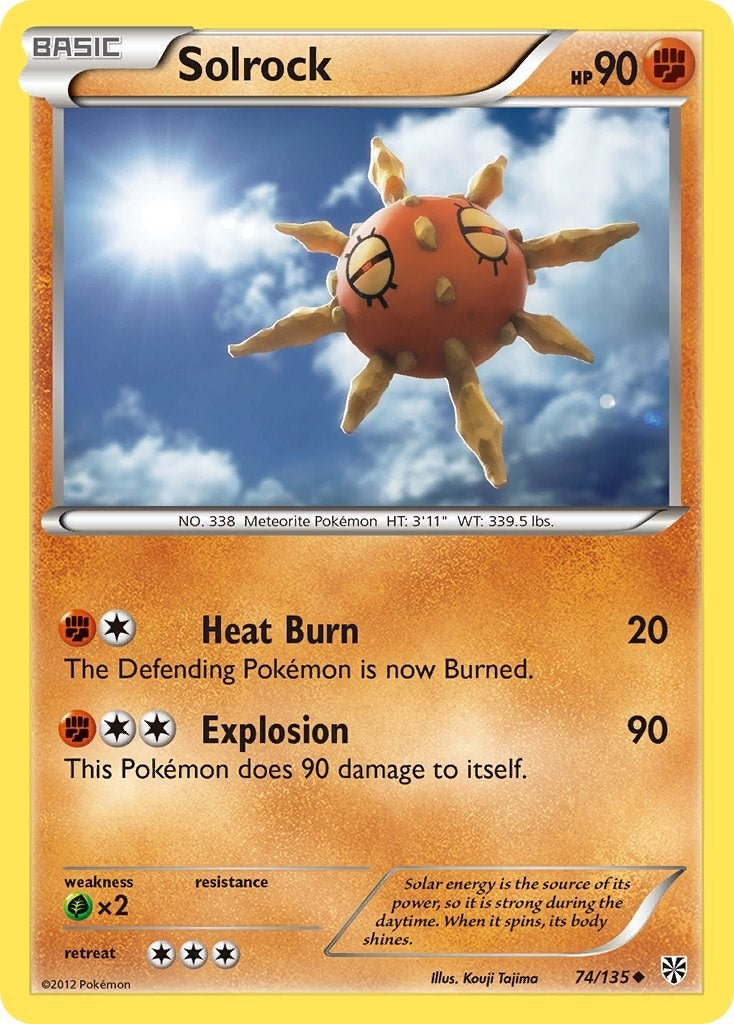 Image for Solrock (74/135) [Plasma Storm] - Pokemon