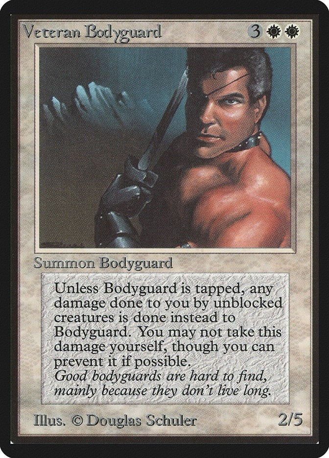 Image for Veteran Bodyguard [Beta Edition] - Magic: The Gathering