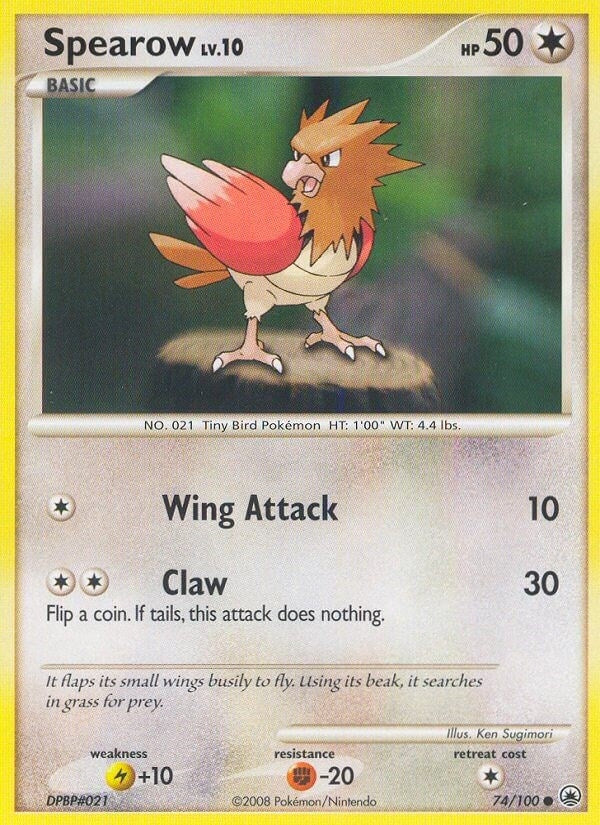 Image for Spearow (74/100) [Majestic Dawn] - Pokemon
