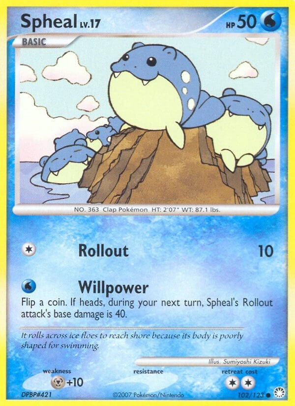 Image for Spheal (102/123) [Mysterious Treasures] - Pokemon
