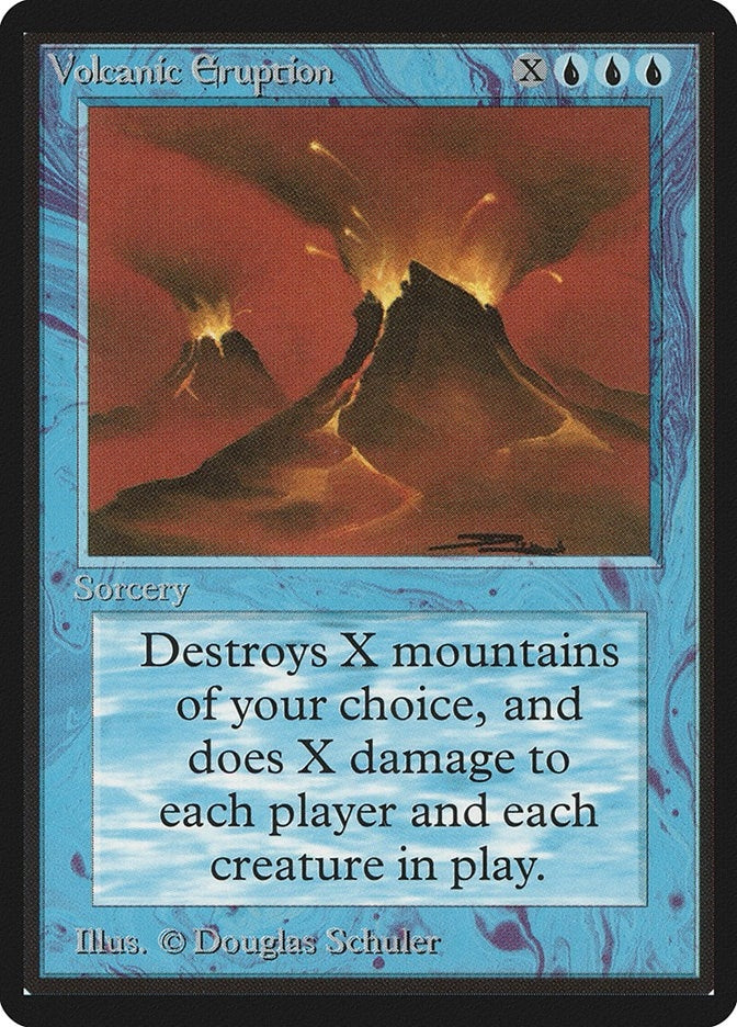Image for Volcanic Eruption [Beta Edition] - Magic: The Gathering
