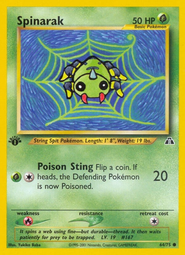 Image for Spinarak (64/75) [Neo Discovery] - Pokemon