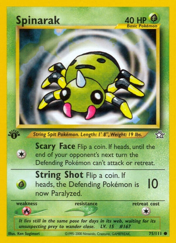 Image for Spinarak (075/111) [Neo Genesis] - Pokemon