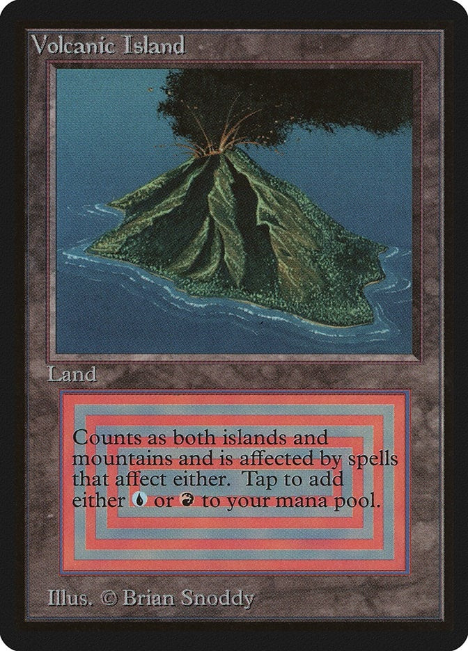 Image for Volcanic Island [Beta Edition] - Magic: The Gathering
