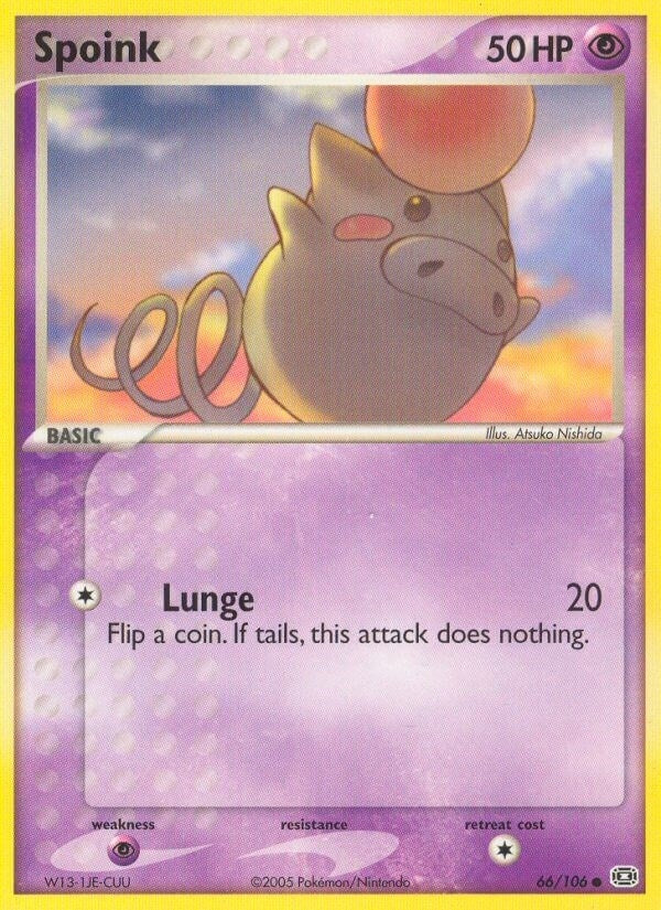 Image for Spoink (66/106) [Emerald] - Pokemon