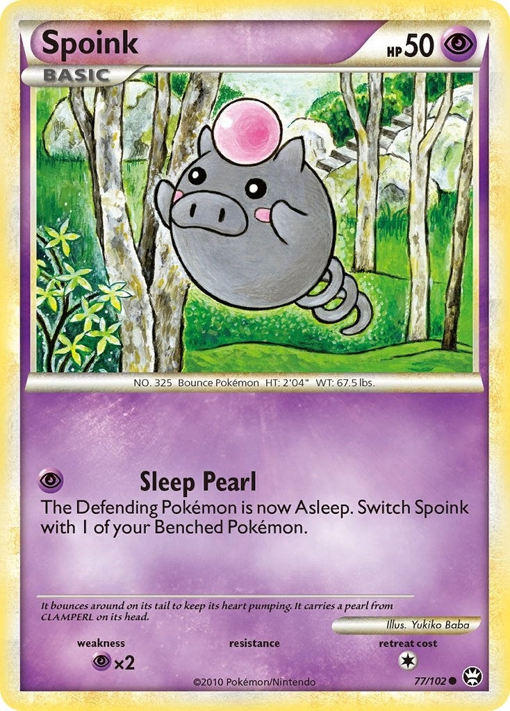 Image for Spoink (77/102) [Triumphant] - Pokemon