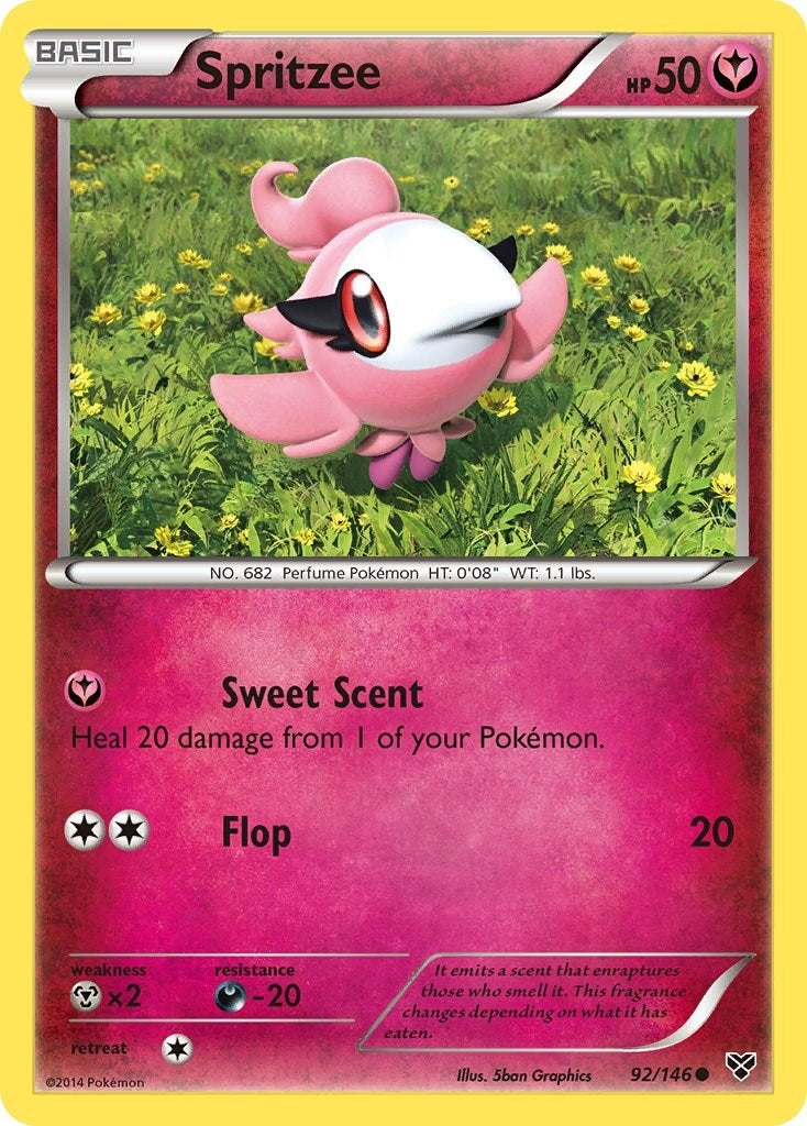 Image for Spritzee (92/146) [XY Base Set] - Pokemon