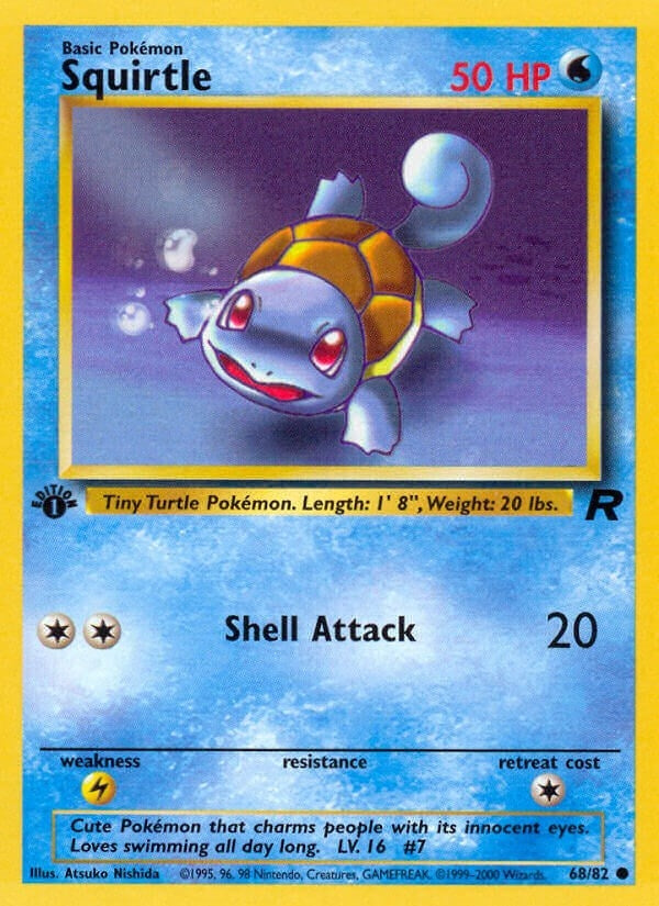 Image for Squirtle (68/82) [Team Rocket] - Pokemon