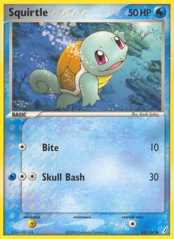 Image for Squirtle (63/100) [Crystal Guardians] - Pokemon