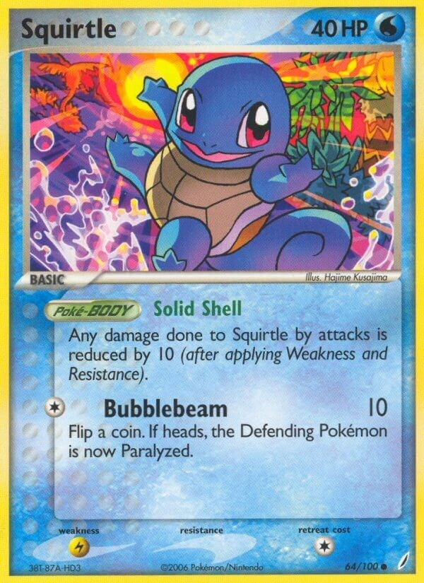 Image for Squirtle (64/100) [Crystal Guardians] - Pokemon