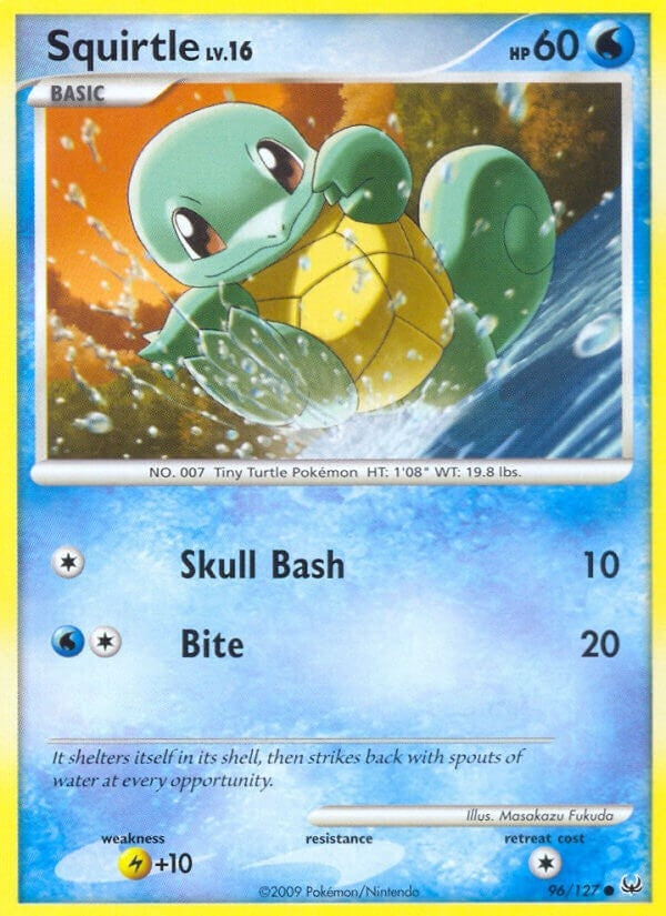 Image for Squirtle (96/127) [Platinum] - Pokemon