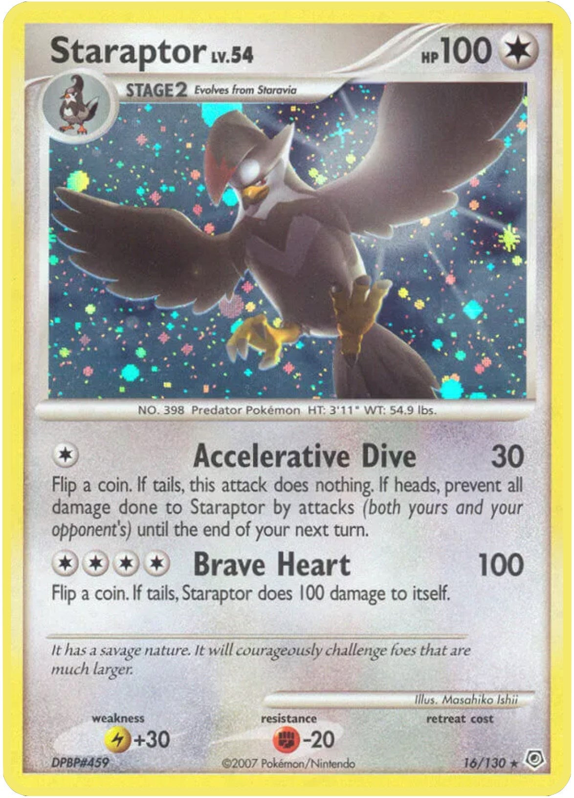 Image for Staraptor (16/130) [Diamond and Pearl] - Pokemon