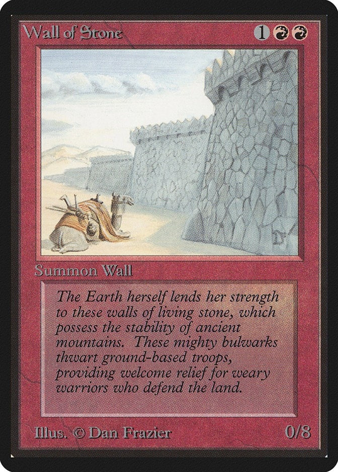 Image for Wall of Stone [Beta Edition] - Magic: The Gathering