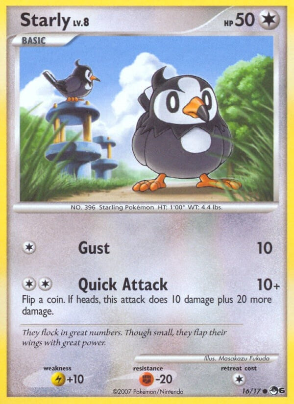 Image for Starly (016/017) [POP Series 6] - Pokemon