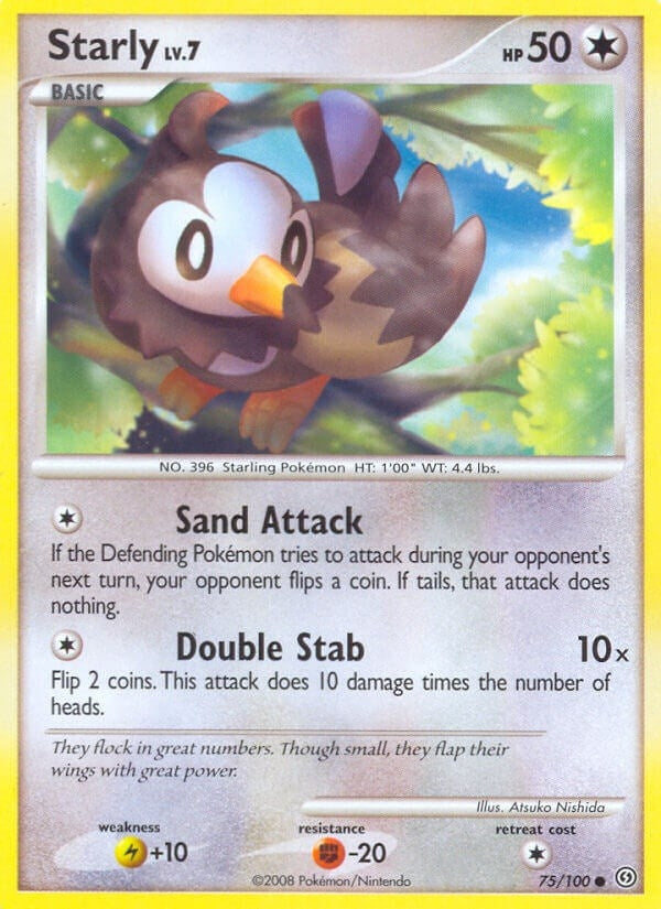 Image for Starly (75/100) [Stormfront] - Pokemon