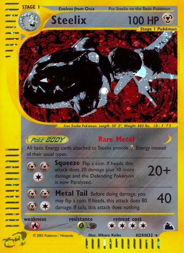Image for Steelix (H29) (H29/H32) [Skyridge] - Pokemon