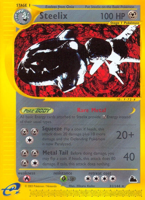 Image for Steelix (31) (031/144) [Skyridge] - Pokemon