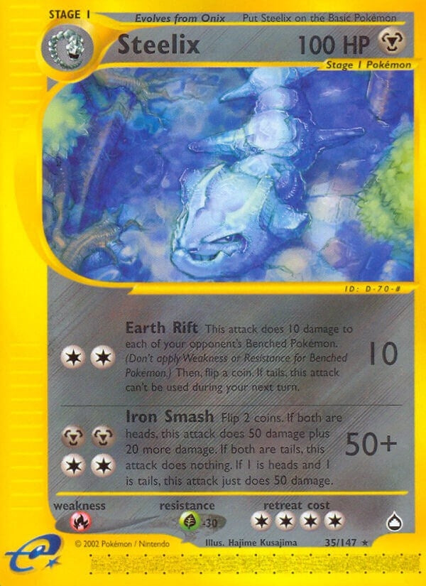 Image for Steelix (035/147) [Aquapolis] - Pokemon