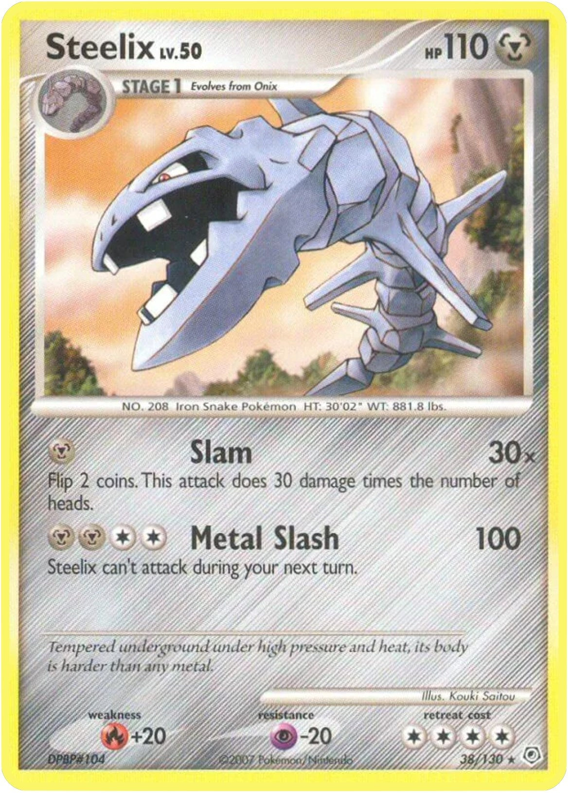 Image for Steelix (38/130) [Diamond and Pearl] - Pokemon