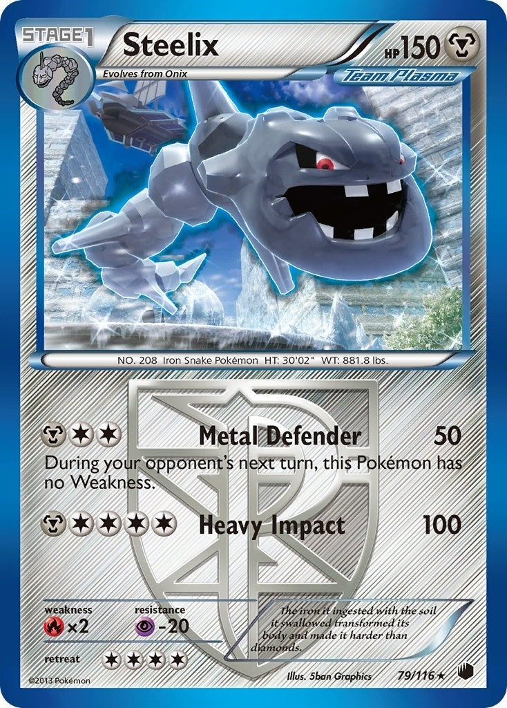 Image for Steelix (Team Plasma) (79/116) [Plasma Freeze] - Pokemon